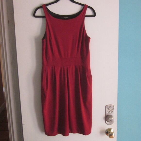 Eva Franco Womens Size 4 Red Knee Length Pullover Tank Dress - Picture 5 of 10